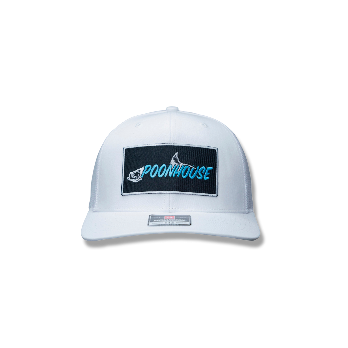 White Curved Bill Richardson with Signature Logo Patch