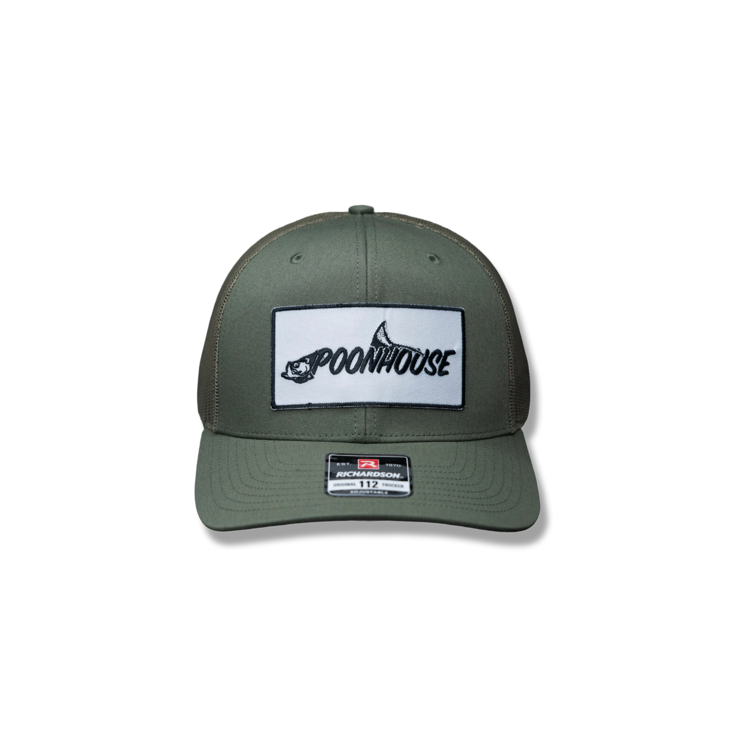 Loden Green Curved Bill Richardson White Patch