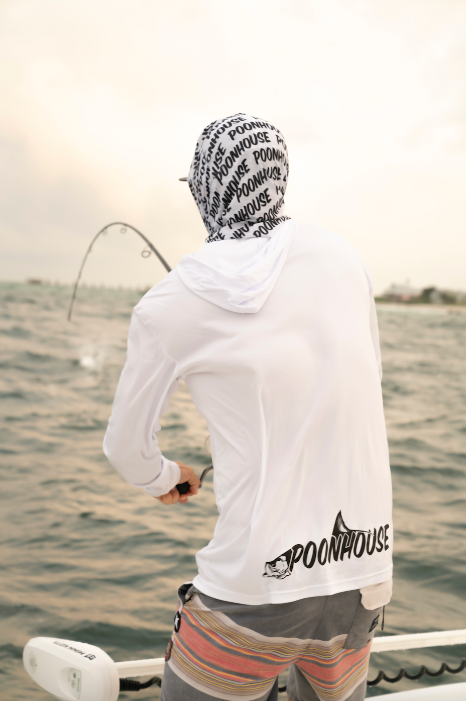 The Poon House Logo Stamp LS Performance Hoodie
