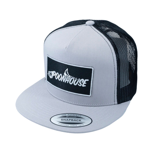 Black Mesh & Grey Yuponng Snapback Flat Bill