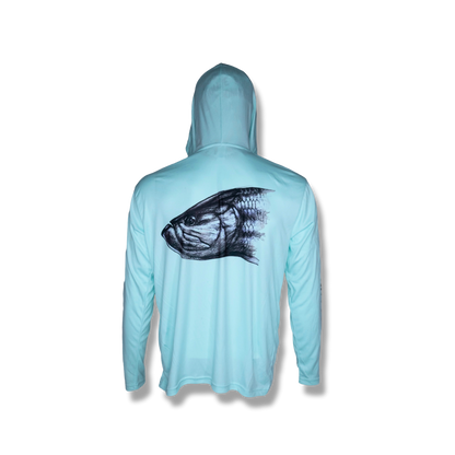 Santos Tarpon Head LS Performance Hoodie