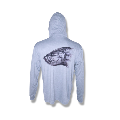 Santos Tarpon Head LS Performance Hoodie