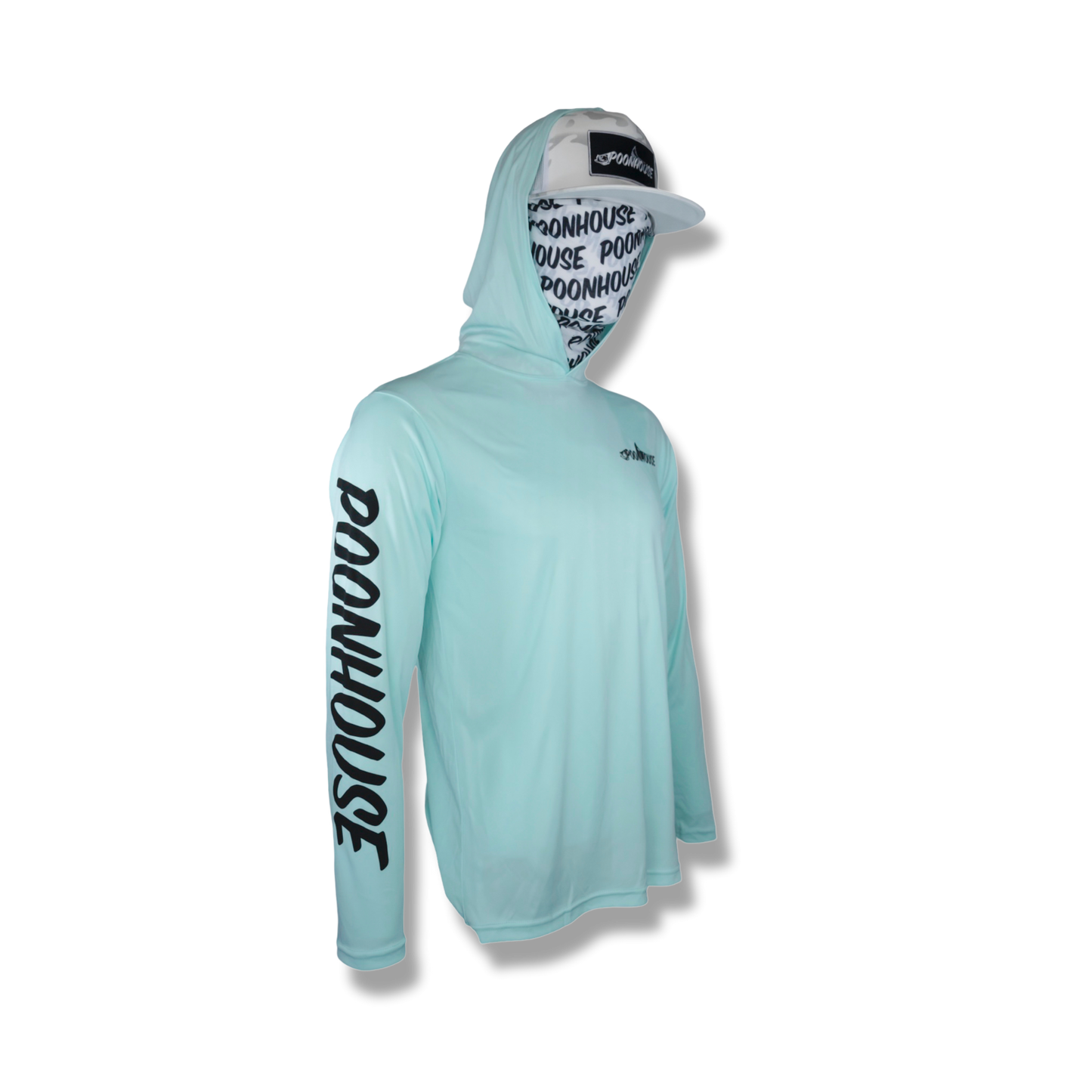 The PoonHouse Logo Stamp LS Performance Hoodie