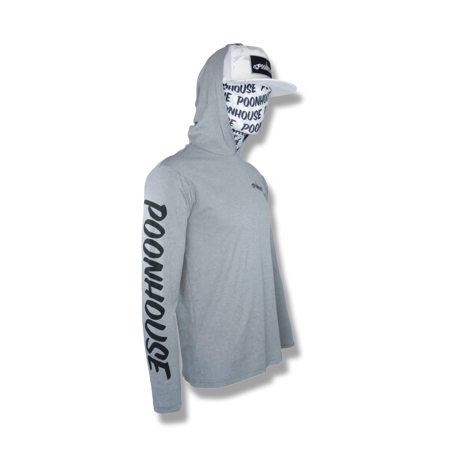 The PoonHouse Logo Stamp LS Performance Hoodie