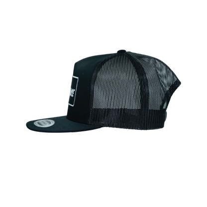 Black Yupoong Snapback Flat Bill