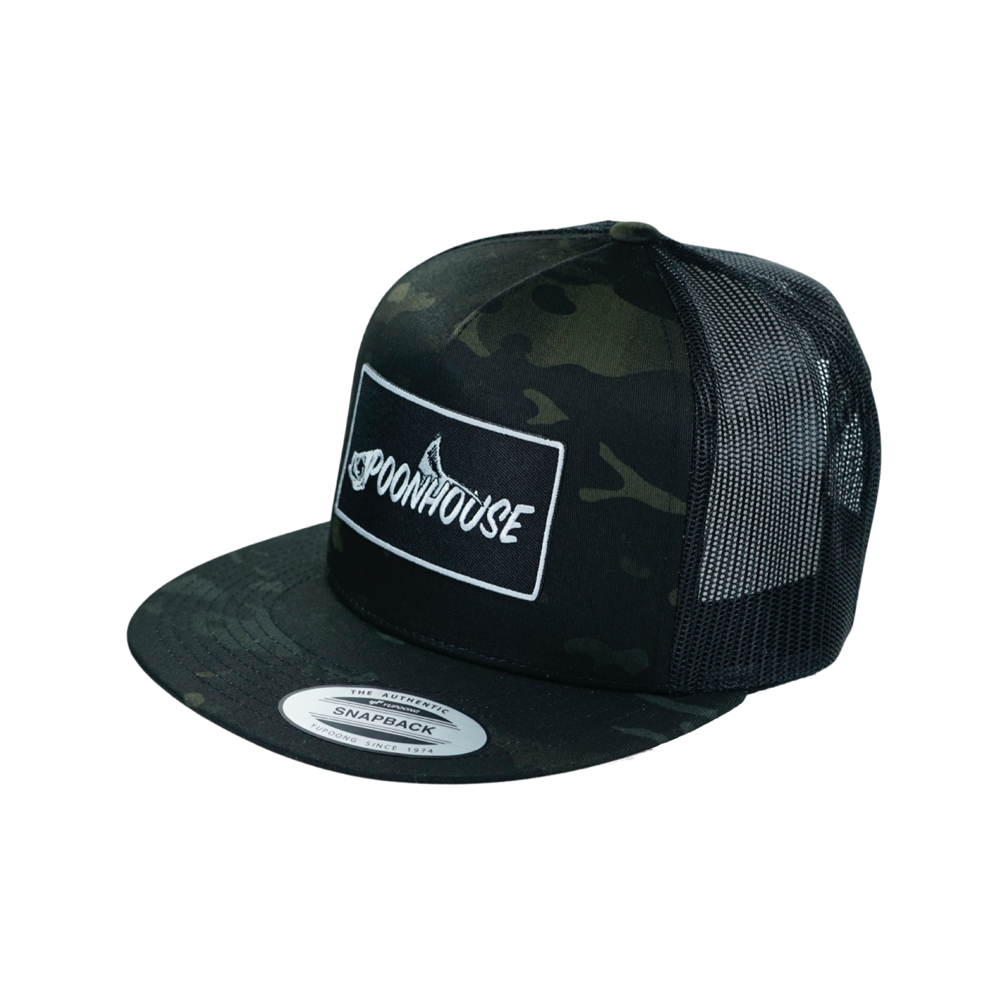 Dark Camo Yupoong Snapback Flat Bill