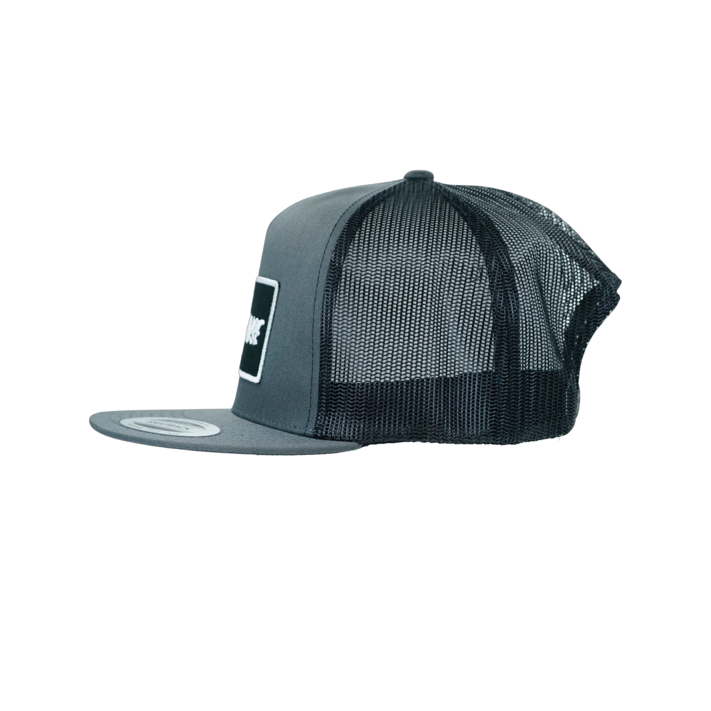 Dark Grey Yupoong Snapback Flat Bill