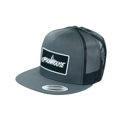 Dark Grey Yupoong Snapback Flat Bill