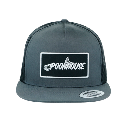 Dark Grey Yupoong Snapback Flat Bill