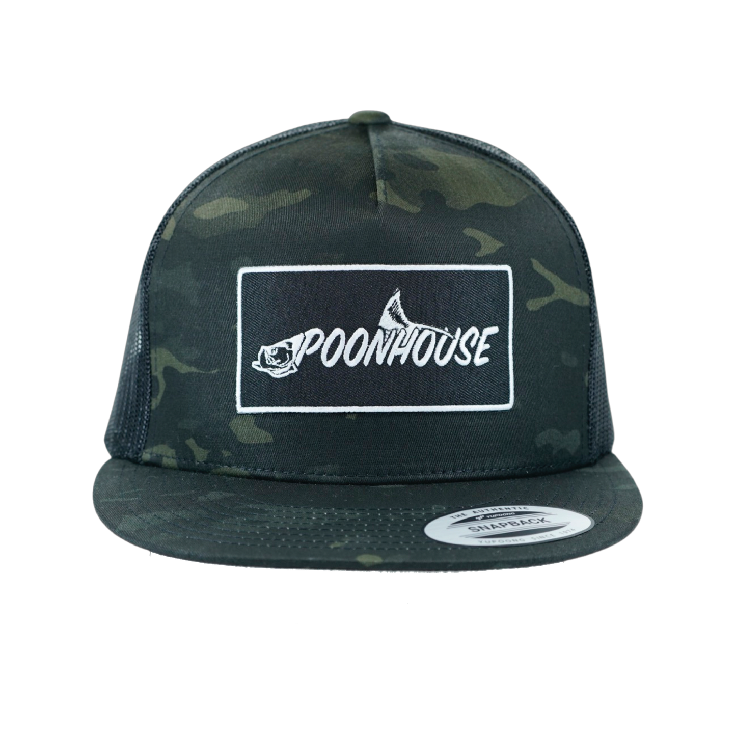 Dark Camo Yupoong Snapback Flat Bill