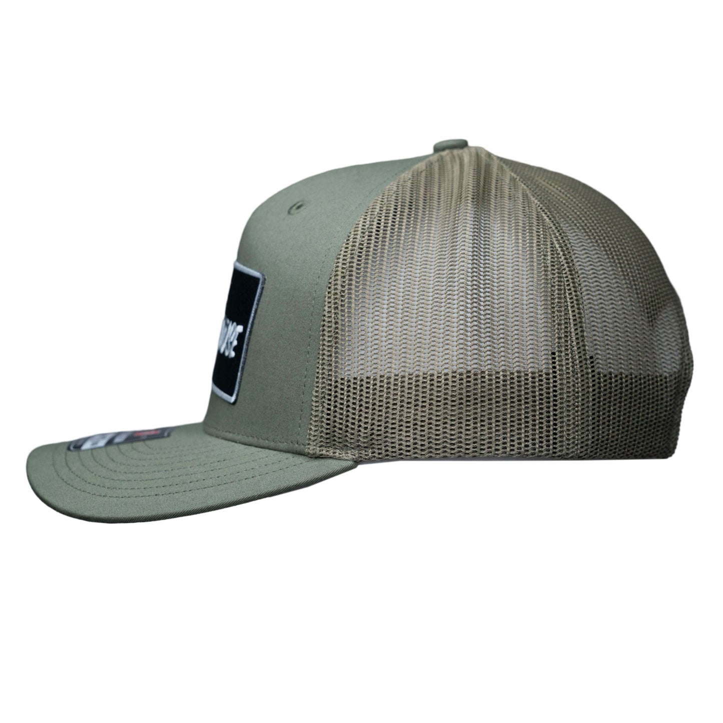 Loden Green Curved Bill Richardson Black Patch