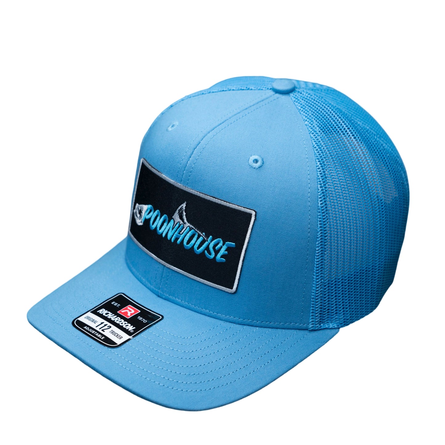 Sky Blue Curved Bill Richardson Black & Blue Patch