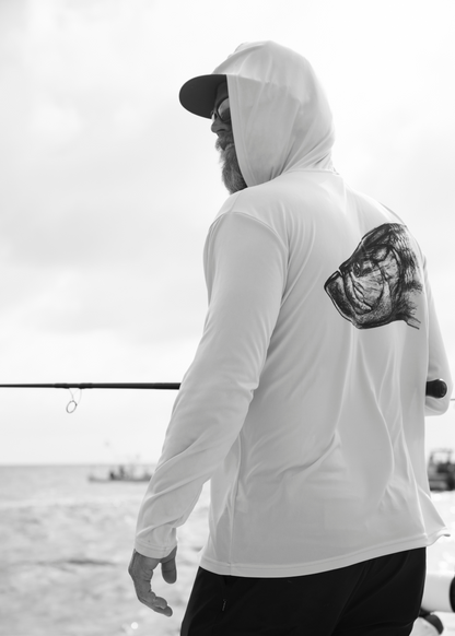 Santos Tarpon Head LS Performance Hoodie