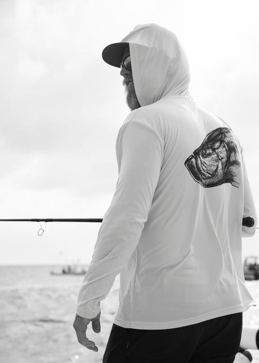 Santos Tarpon Head LS Performance Hoodie