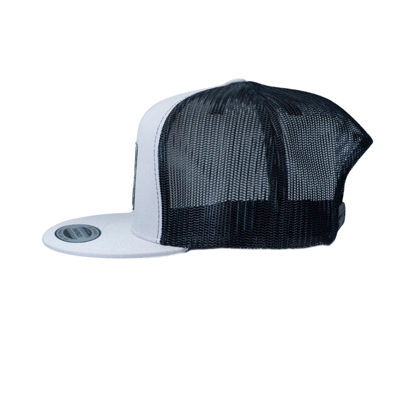 Black Mesh & Grey Yuponng Snapback Flat Bill